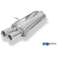 Endschalldämpfer FOX  55mm 2x76mm