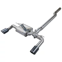 Cat-Back avec système de clapets Bull-X Ego-X 3.5" 102mm Carbon pour BMW 2 Coupé (F22, F87) M 240 i 340 cv