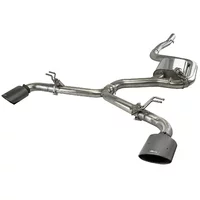 Cat-Back avec système de clapets Bull-X  2.75" 145x90 Carbon
