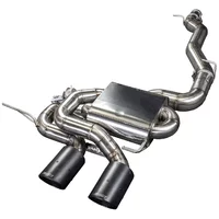 GPF-Back avec système de clapets Bull-X Ego-X 3.5" 101mm Carbon pour VW GOLF VI (5K1) 2.0 R 4motion 270 cv