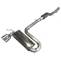 Cat-Back Bull-X  3" 2x76mm pour AUDI A3 (8L1) S3 quattro 210 cv