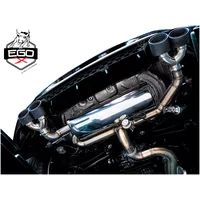 Cat-Back avec système de clapets Bull-X Ego-X 4x101mm Carbon