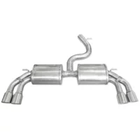 Echappement Final Inoxcar  2x80mm Racing pour AUDI A3 Sportback (8VA, 8VF) S3 quattro 300 cv