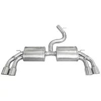 Echappement Final Inoxcar  2x80mm Racing pour AUDI A3 (8V1, 8VK) S3 quattro 300 cv