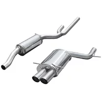 Cat-Back Inoxcar  2x80mm Racing pour AUDI A4 B5 (8D2) S4 quattro 265 cv