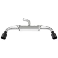 Echappement Final Inoxcar  102mm X-Race Black Matt pour VW GOLF VIII (CD1, DA1) 2.0 GTI 245 cv