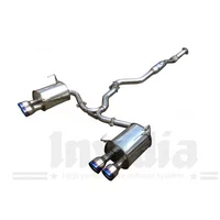 Cat-Back avec système de clapets Invidia Q300 Titanium Tips pour SUBARU IMPREZA A trois volumes (GE, GV) 2.5 WRX STi AWD (GVF) 301 cv