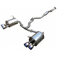 Cat-Back avec système de clapets Invidia Q300 Titanium Tips pour SUBARU IMPREZA A trois volumes (GE, GV) 2.5 WRX STi AWD (GVF) 301 cv