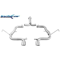 Tube de Supression d'intermédiaire Inoxcar  2x80mm Racing Angled