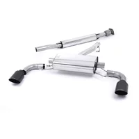 Cat-Back Milltek  63.5 Dual Cerakote Black GT-115 pour TOYOTA GR 86 Coupé (ZN8) 2.4 (ZN8BKE8) 234 cv
