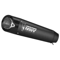 Silencieux Double Mivv X-M5 Inox/Black/Carbon cap