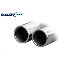 Echappement Final Inoxcar  2x80mm Rolled pour AUDI A3 (8L1) 1.8 125 cv