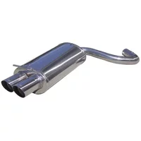 Echappement Final Inoxcar  2x80mm Racing Angled pour BMW 3 Touring (E91) 320 d 163 cv