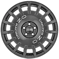 <h2>OZ RALLY RACING</h2>DARK GRAPHITE SILVER LETTERING