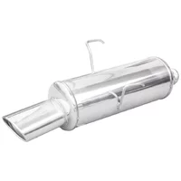 Echappement Final Inoxcar  120x80 Oval pour PEUGEOT 106 II (1A_, 1C_) 1.6 i 101 cv