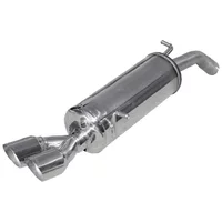 Echappement Final Inoxcar  2x80mm Racing Angled pour PEUGEOT 208 I (CA_, CC_) 1.6 GTi 200 cv