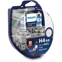 Ampoules Hallogènes Philips RacingVision GT200 H4 Duopack 