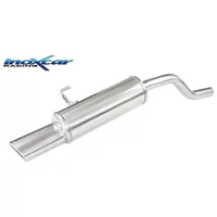 Echappement Final Inoxcar  120x80 Oval pour RENAULT CLIO III (BR0/1, CR0/1) 1.2 16V (BR0P, CR0P) 101 cv