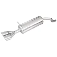 Echappement Final Inoxcar  2x80mm Racing Angled pour RENAULT CLIO IV (BH_)  1.2 TCe 120 (BHM0) 120cv