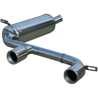 Echappement Final Inoxcar  2x80mm Rolled pour RENAULT MEGANE II (BM0/1_, CM0/1_) 2.0 dCi 173 cv
