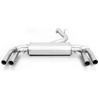Cat-Back Remus  4-Piece Tailpipe Set, angled