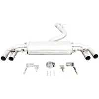 Cat-Back Remus  4x 84mm Chrome Rolled Edge Tips
