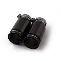 GPF-Back avec système de clapets Remus  3" Race Black Chrome 84mm