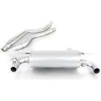 Cat-Back Remus  2x 84mm Chrome Rolled Edge Tips