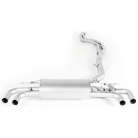 Cat-Back Remus  4-Piece Tailpipe Set, Ø 102 mm angled, chrome