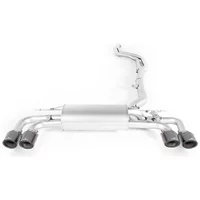 Cat-Back Remus  4-Piece Tailpipe Set, Ø 102 mm angled, chrome