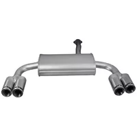 Echappement Final Remus  Sport exhaust L/R, with 4 tail pipes Ø 84 mm Street Race, straight, carbon insert