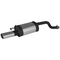 Echappement Final Remus  Sport exhaust with 1 tail pipe 102x68 mm, rolled edge, chromed
