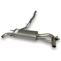 Cat-Back Remus  Tailpipe Set, Ø 102 mm angled, rolled edge, black chrome
