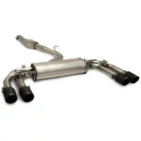 GPF-Back Remus  4x 98mm Street Race Black Chrome Tips