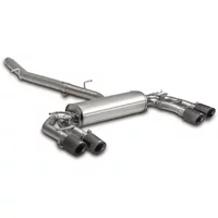 GPF-Back Remus  4-Piece Titanium OPT Tailpipes (140mm Ø 10mm) black