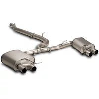 GPF-Back Remus  4-Piece Black chrome Tailpipes (145mm Ø 102 mm) angled