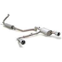 GPF-Back Remus  Cat Back System, black Tailpipes