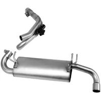Cat-Back Remus  102mm Chrome Straight Cut Tip