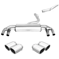 GPF-Back Remus  4x 102mm Chrome Straight Cut Tips