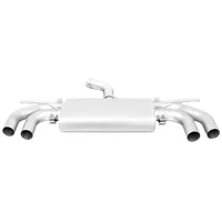 Cat-Back Remus  2x 102mm Chrome Straight Cut Tips