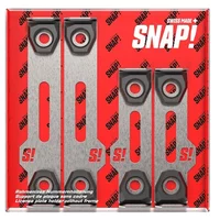 Snap  Rahmenloses Kontrollschildhaltersystem (Langformat)