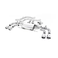 Cat-Back Milltek  2.75" Quad 100mm GT100