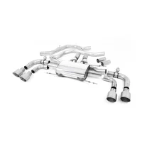Cat-Back Milltek  2.75" Quad 100mm GT100