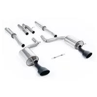 Cat-Back Milltek  2.75" Ceramic Coated Black Satin pour AUDI A6 C6 (4F2)  RS6 quattro 580cv