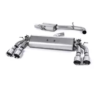 Cat-Back Milltek  3" Quad 100mm GT100 pour AUDI A3 Sportback (8VA, 8VF)  S3 quattro 300cv