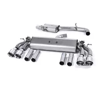 Cat-Back Milltek  3" Quad 100mm GT100