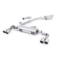Cat-Back Milltek  3" Polished GT90 pour AUDI A1 (8X1, 8XK) S1 quattro 231 cv