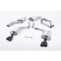 Cat-Back Milltek  2.35" Twin 80mm GT80 pour AUDI A4 B8 Avant (8K5)  S4 quattro 333cv