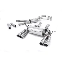 Cat-Back Milltek  2.75" Quad 90mm GT90 pour BMW 4 Coupé (F32, F82)  M4 431cv