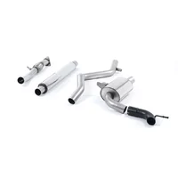 Cat-Back Milltek  3" (Sorties d'origine) pour RENAULT MEGANE III Coupé (DZ0/1_)  2.0 R.S. 265cv
